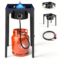 1 Burner Tall Square
