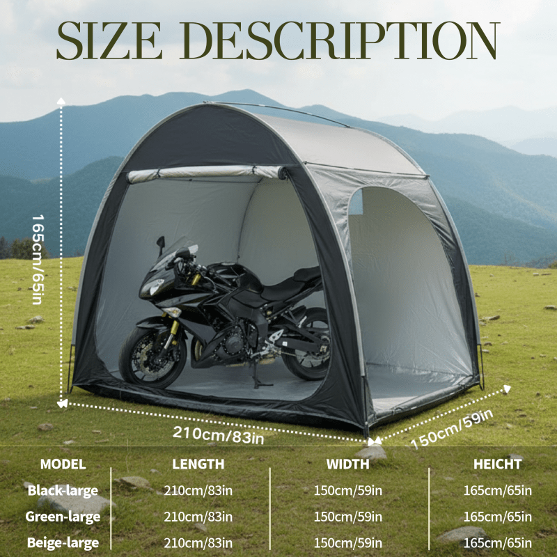 Bike Storage Tent Waterproof Outdoor | Bicycle Motorcycle Patio Cover