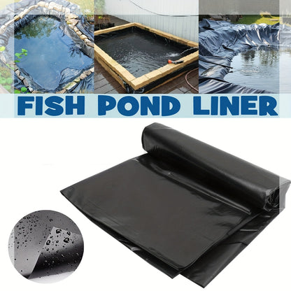 Pond Liner 5x10FT Black – Anti-Seepage Film for Fish & Koi Pond