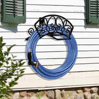 Wall-Mounted Pipe Bracket Butterfly-11x6in