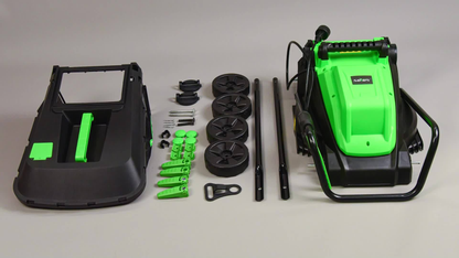 Electric Lawn Mower Corded 13-Inch 11 Amp – 3100 RPM Push Mower with 8-Gallon Collection Bag 3 Adjustable Cutting Heights for Yard Farm Care