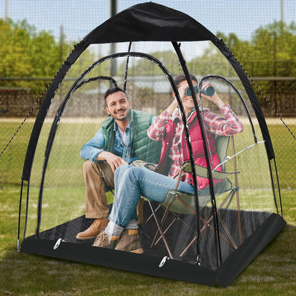 Waterproof Camping Tent 1-3 Person Transparent Oxford Rain Shelter