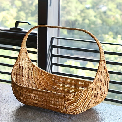 Wicker Picnic Basket | Wedding Gift Flower Fruit Outdoor