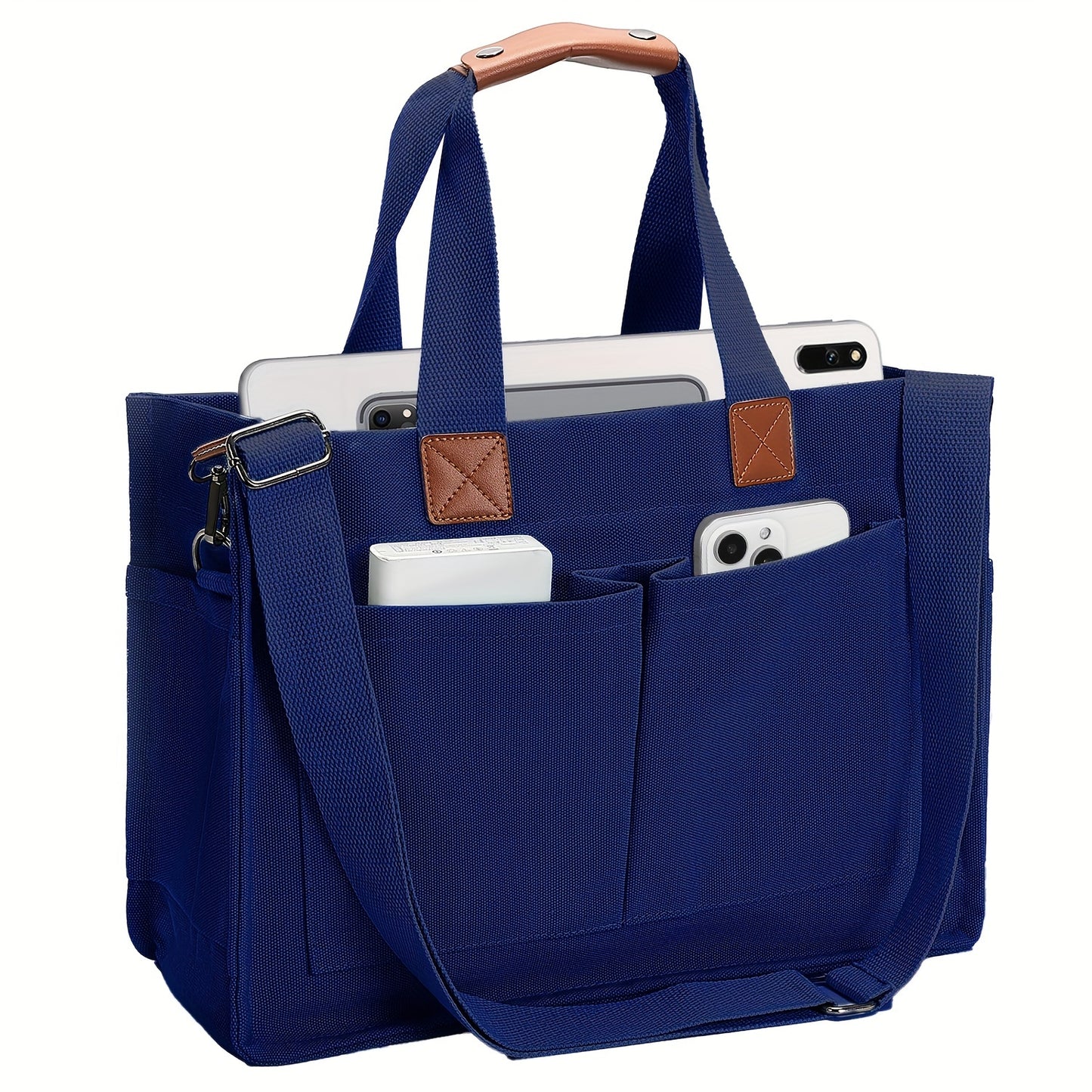 Large Capacity Tote Bag for Women – Lightweight Shoulder Bag with Adjustable Strap & Polyester Lining, Daily Use
