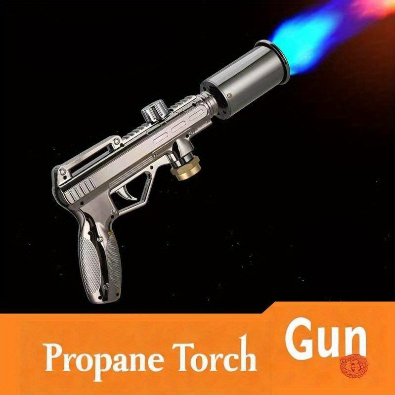 Blow Torch 700,000 BTU Propane Kitchen Cooking Torch with Safety Lock – Culinary Food Torch for Steak, Creme Brulee, BBQ, Campfire & Weed Burning, No Battery Needed (Propane Not Included)