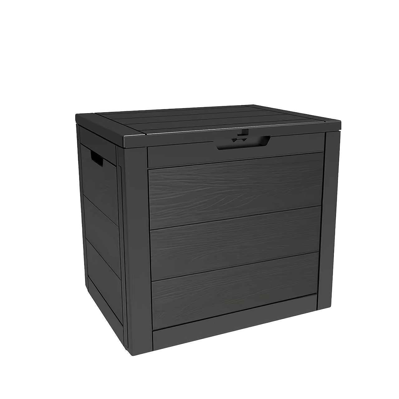 Deck Box Resin Lockable UV Waterproof | Patio Garden Toy Tool Storage