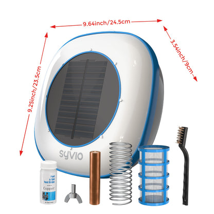 Solar Pool Ionizer – Chemical-Free Floating Purifier for Pools Up to 45,000 Gal
