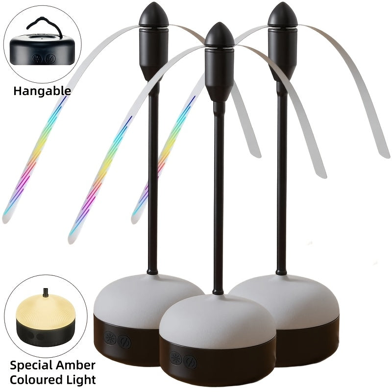 Mosquito Repellent Fan with Light – Portable Desktop Bug Repeller, Quiet USB Insect Repellent Fan for Indoor Outdoor Use, Patio Dining Table Kitchen Restaurant Party Camping Pest Control
