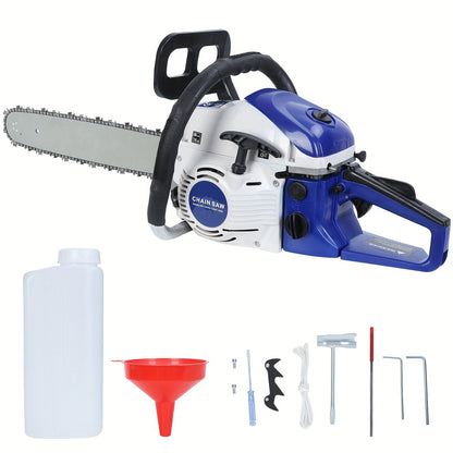 Gas Chainsaw | 2-Stroke Powerful Wood Cutting Logging Farm Ranch