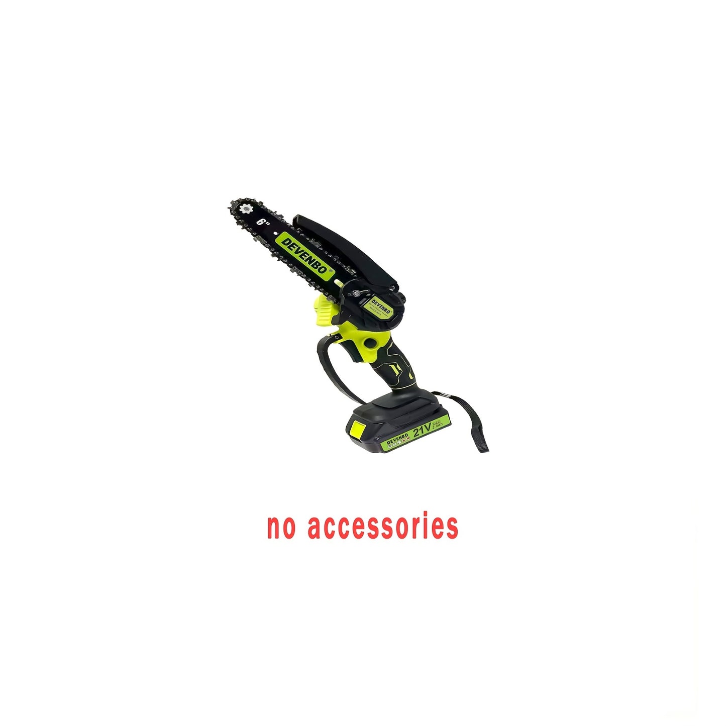 Cordless Mini Chainsaw 6-Inch, Handheld Pruning Saw with Rechargeable Battery, Adjustable Chain Tension, Safety Lock & Anti-Splash Guard for Branch Trimming in Yard, Garden & Home