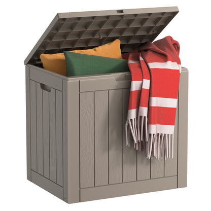 Outdoor Storage Box Lockable Weatherproof | Deck Patio Garden Bench