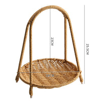 Light Coffee Color Round Single Layer