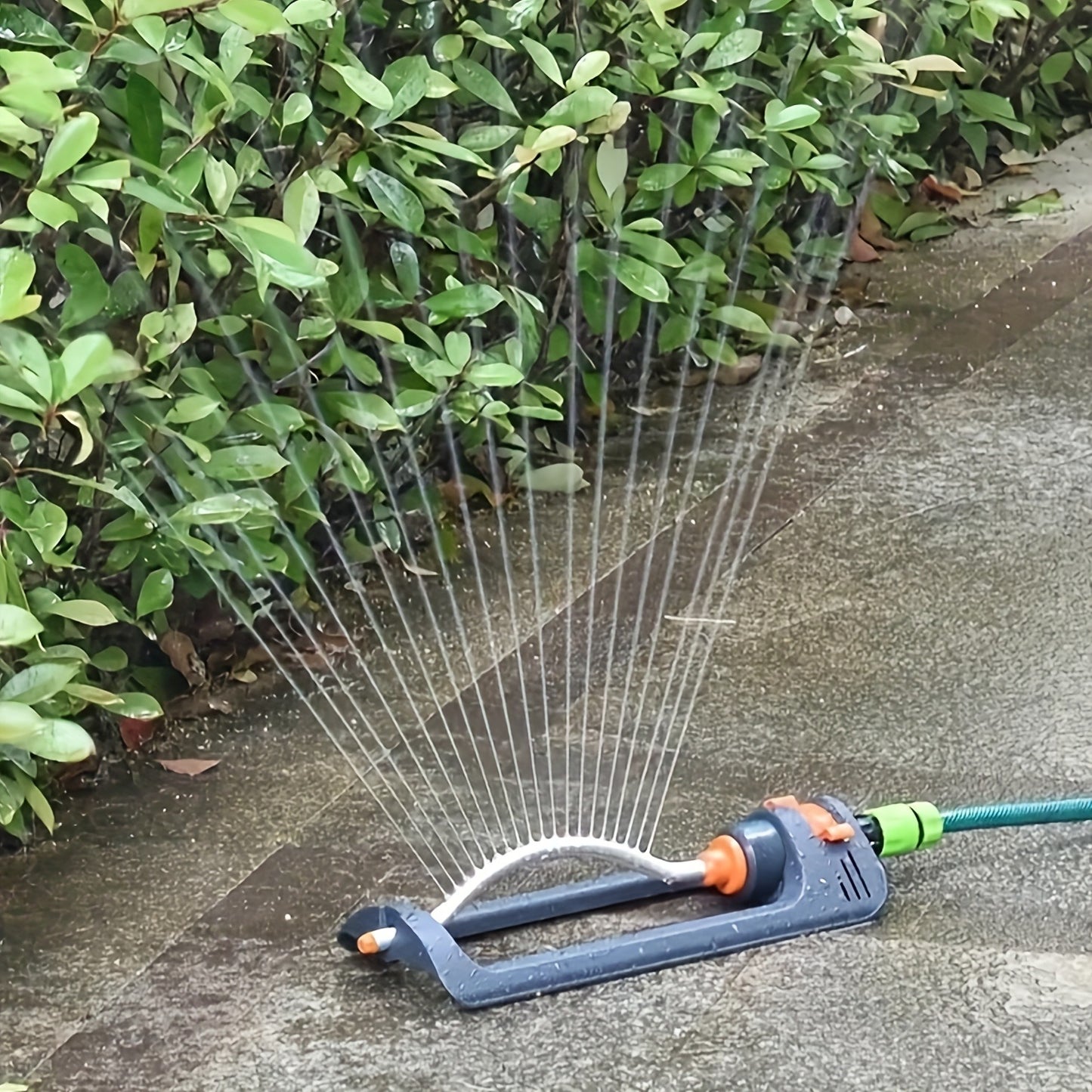 Oscillating Garden Sprinkler – 19-Hole Adjustable Swing Sprinkler with Universal Connector, No Battery Required