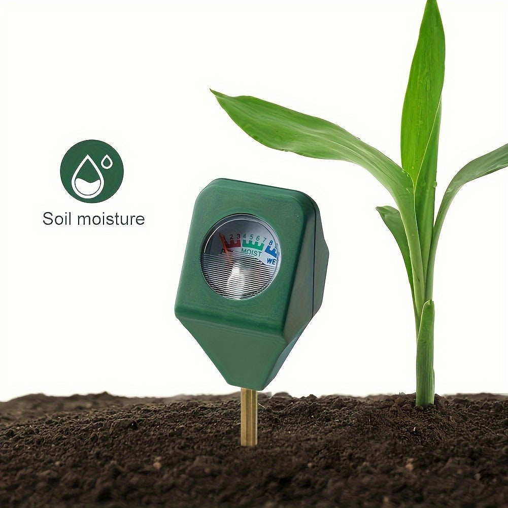 Soil Moisture Meter Probe - Mini Metal Hygrometer Sensor for Garden Plants, Portable Water Analyzer Detector for Flowers, Potted Plants & Lawn (5-Pack)