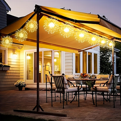 Solar Firework Lights | LED Starburst Garden Patio Tree Decor