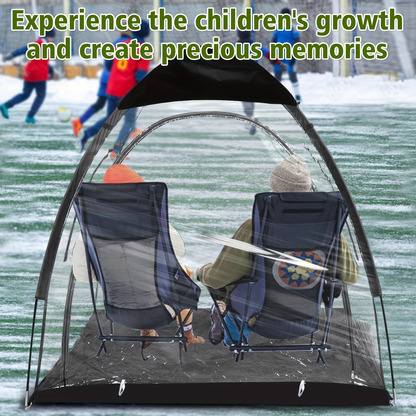 Waterproof Camping Tent 1-3 Person Transparent Oxford Rain Shelter