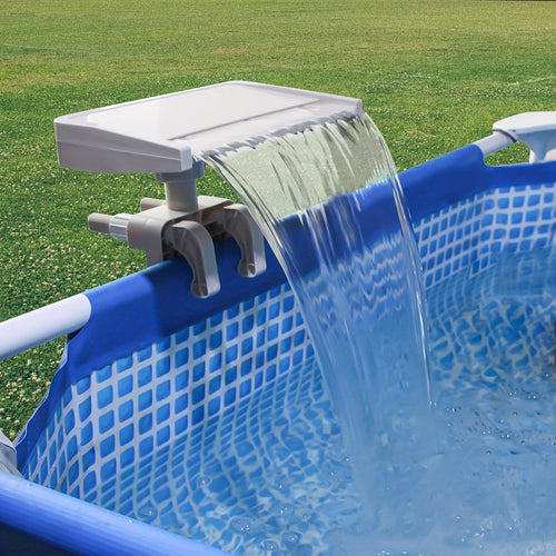 Pool Waterfall | Above Ground Pool Cascade Fountain Attachment Outdoor