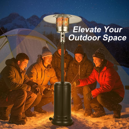 Patio Heater | Propane Outdoor Standing Stainless Steel Garden Party