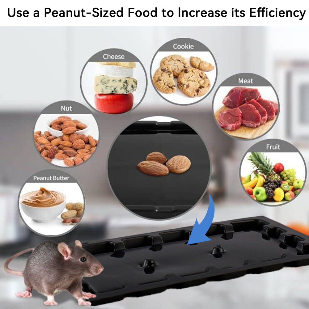 Sticky Mouse Trap Glue Boards Extra Strong Adhesive Pest Control Indoor Outdoor Safe Easy Set
