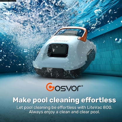Robotic Pool Cleaner | Cordless Automatic Above Ground Pool Vacuum