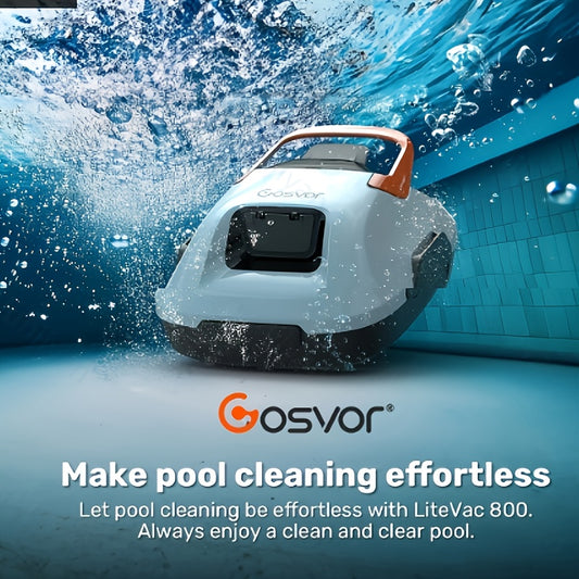 Robotic Pool Cleaner | Cordless Automatic Above Ground Pool Vacuum