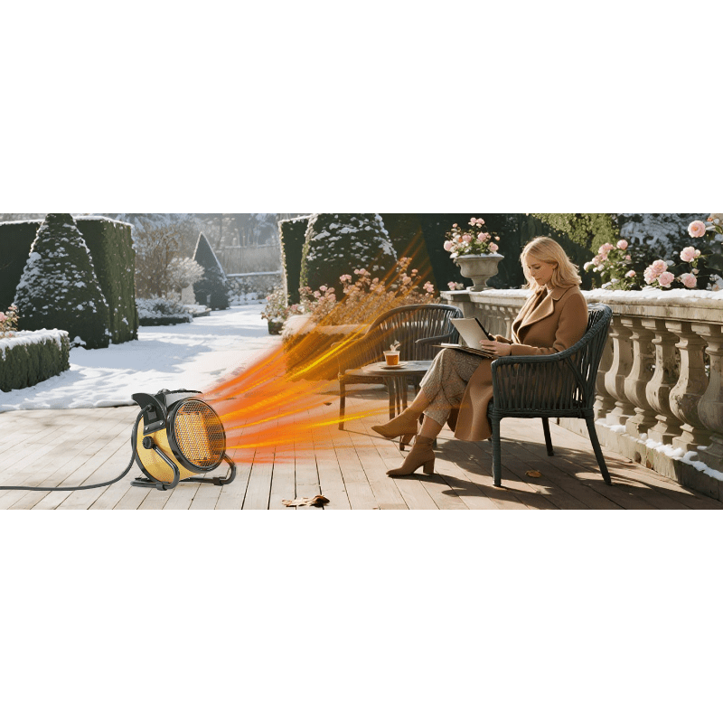Space Heater | Portable PTC Ceramic Greenhouse Garage Patio Indoor