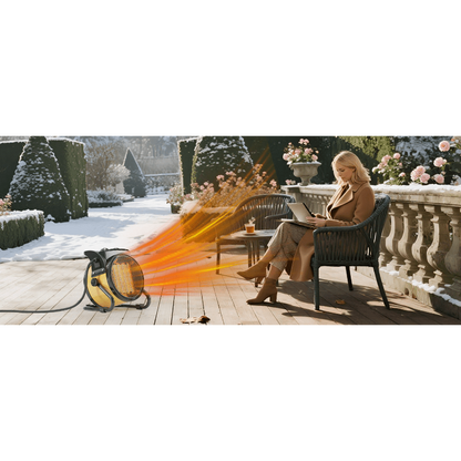 Space Heater | Portable PTC Ceramic Greenhouse Garage Patio Indoor