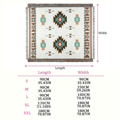 Picnic Blanket Bohemian | Camping Mat Tablecloth Sofa Blanket Indoor Outdoor Universal Carpet