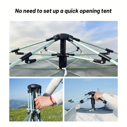 Automatic Hexagonal Camping Tent 4-6 Person Instant Setup Waterproof