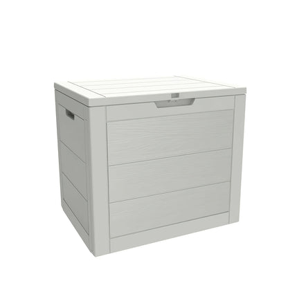 Deck Box Resin Lockable UV Waterproof | Patio Garden Toy Tool Storage