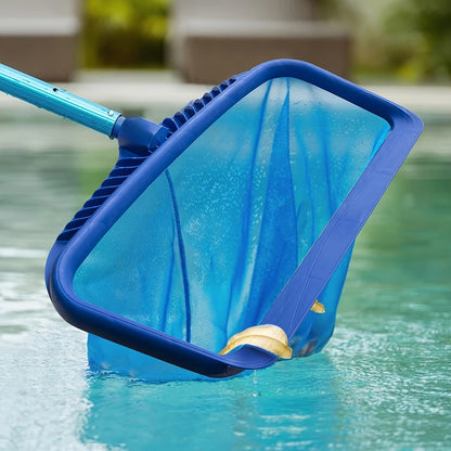 Pool Skimmer Net Fine Mesh | Heavy Duty Leaf Rake Pool Cleaning Tool