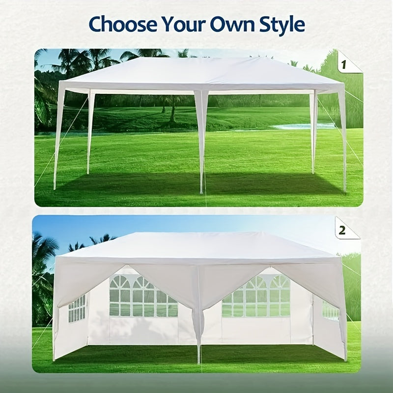 Party Tent 10x20 Outdoor Canopy Gazebo 6 Removable Sidewalls Wedding