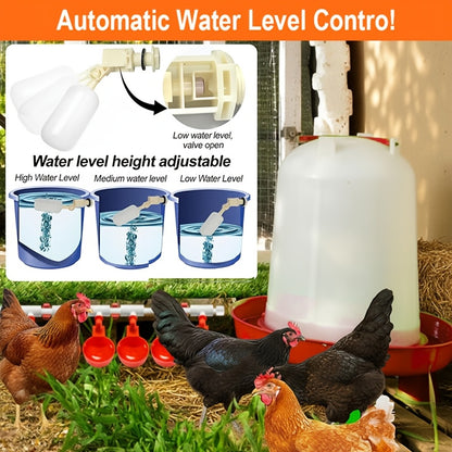 Poultry Watering System Automatic PVC Pipeline Pressure Regulator