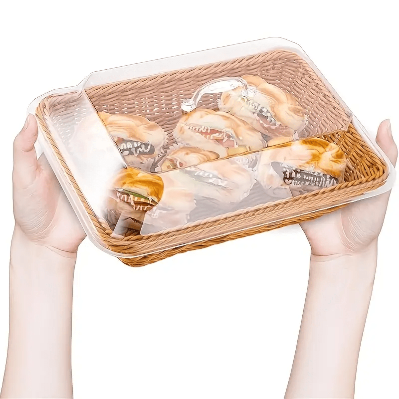 Bread Basket Woven | Fruit Dessert Snack Tray Kitchen Home Decor