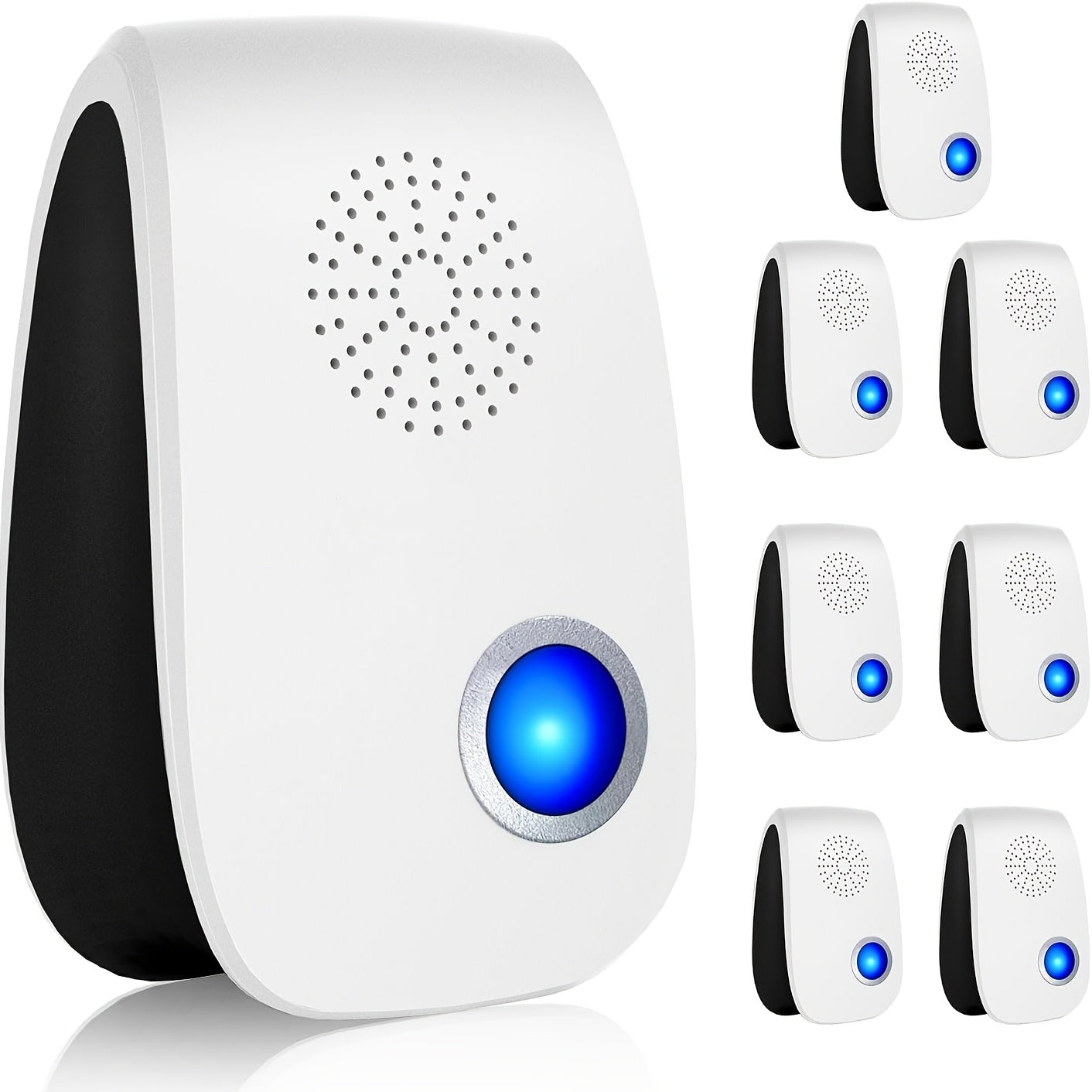 Ultrasonic Pest Repeller Plug-In 2025 Upgrade – Electronic Indoor Pest Control for Cockroaches, Mice, Rodents, Ants, Mosquitoes & Spiders, Set of 4/6/8 Units for Whole-Home Coverage
