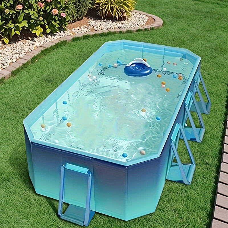 Above Ground Pool | Quick Open PVC No Inflation Adult Backyard Party