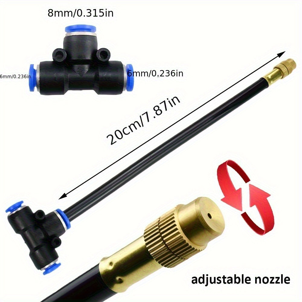Drip Irrigation Kit Automatic Watering System Garden Sprinkler Misting Atomization Hose 5m–20m