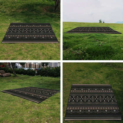 Foldable Picnic Mat 78x78in Dual Layer 240T Polyester & 210D Oxford Cloth Printed Outdoor Beach Mat for Camping – Ultrasonic Design All-Season Ground Cover