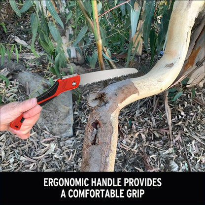 Folding Saw Portable Pruning 7-Inch SK5 Blade Collapsible Manual Wood Cutting Saw for Camping, Survival, Tree Trimming, Gardening and Bushcraft Outdoor Use
