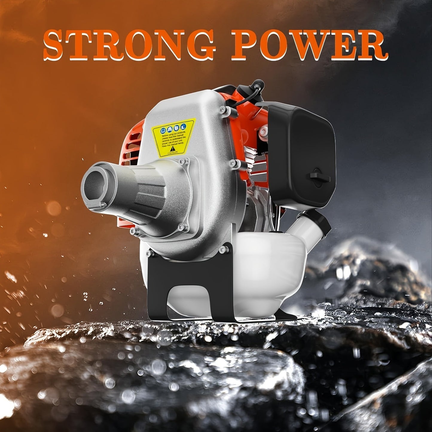 Gas String Trimmer 3-in-1 – 36CC/48CC/52CC 2-Stroke Brush Cutter & Weed Wacker with String Head, 3T Blade & 40T Circular Blade, Backpack Option