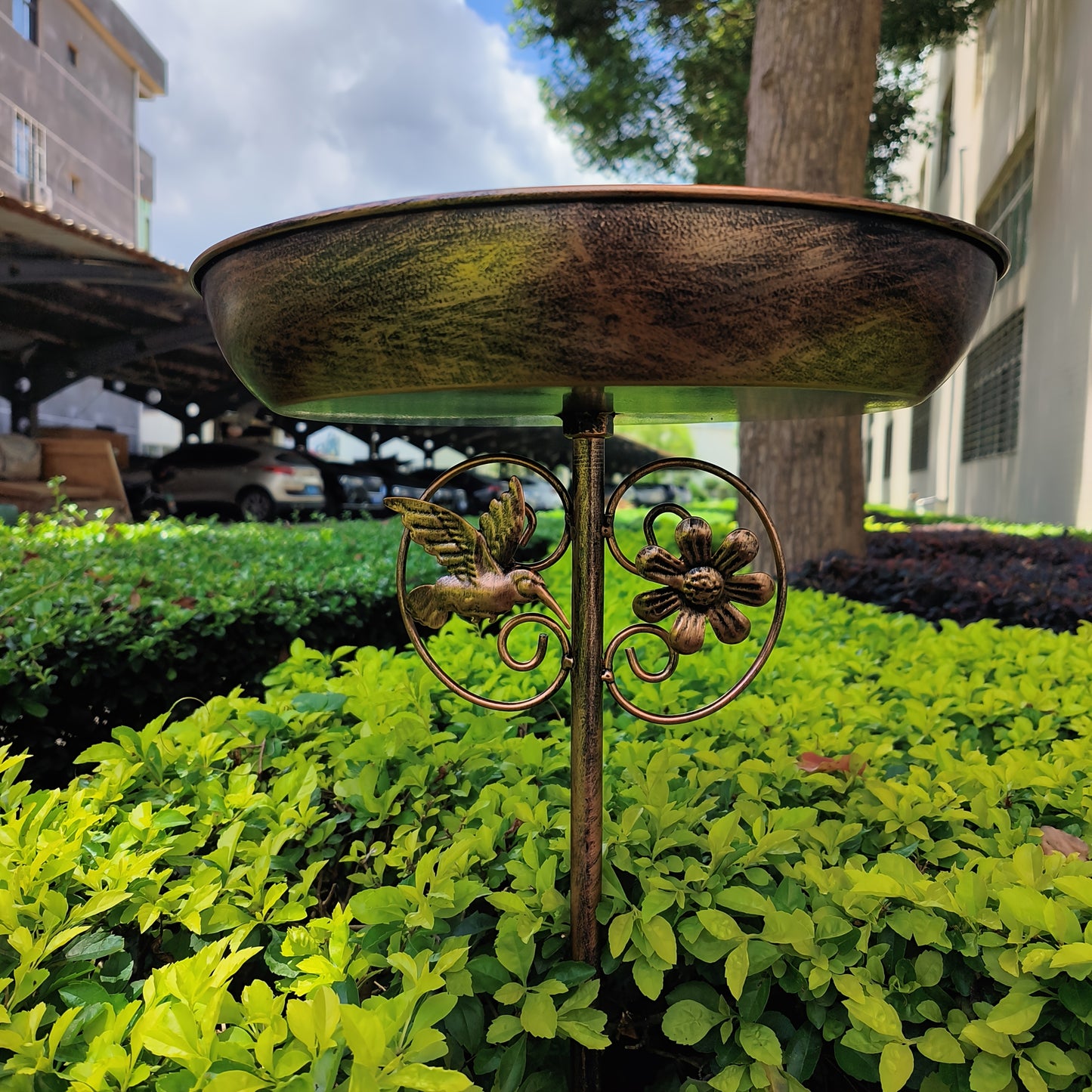 Bird Feeder Cast Iron Vintage | Bird Bath Garden Outdoor Yard Decor