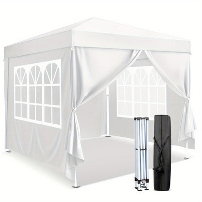 Instant Canopy 10x10 FT Oxford Fabric UPF50+ Sidewalls Commercial