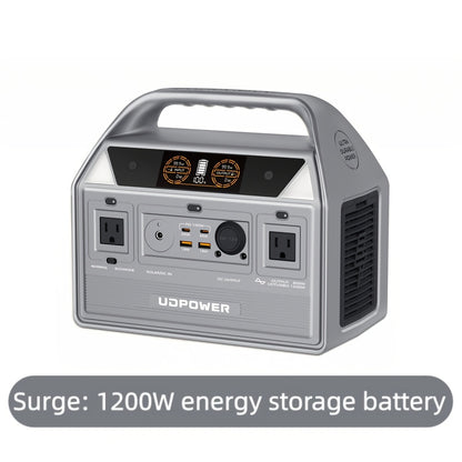 Portable Power Station 600W LiFePO4 596Wh Solar Generator – 9 Outputs AC/PD/USB/DC, LED Light, Emergency Backup for Camping, Home & RV