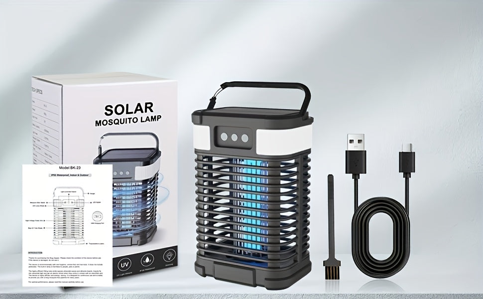 Bug Zapper | Solar 5-in-1 Lantern 3500mAh Indoor Outdoor Garden Camping