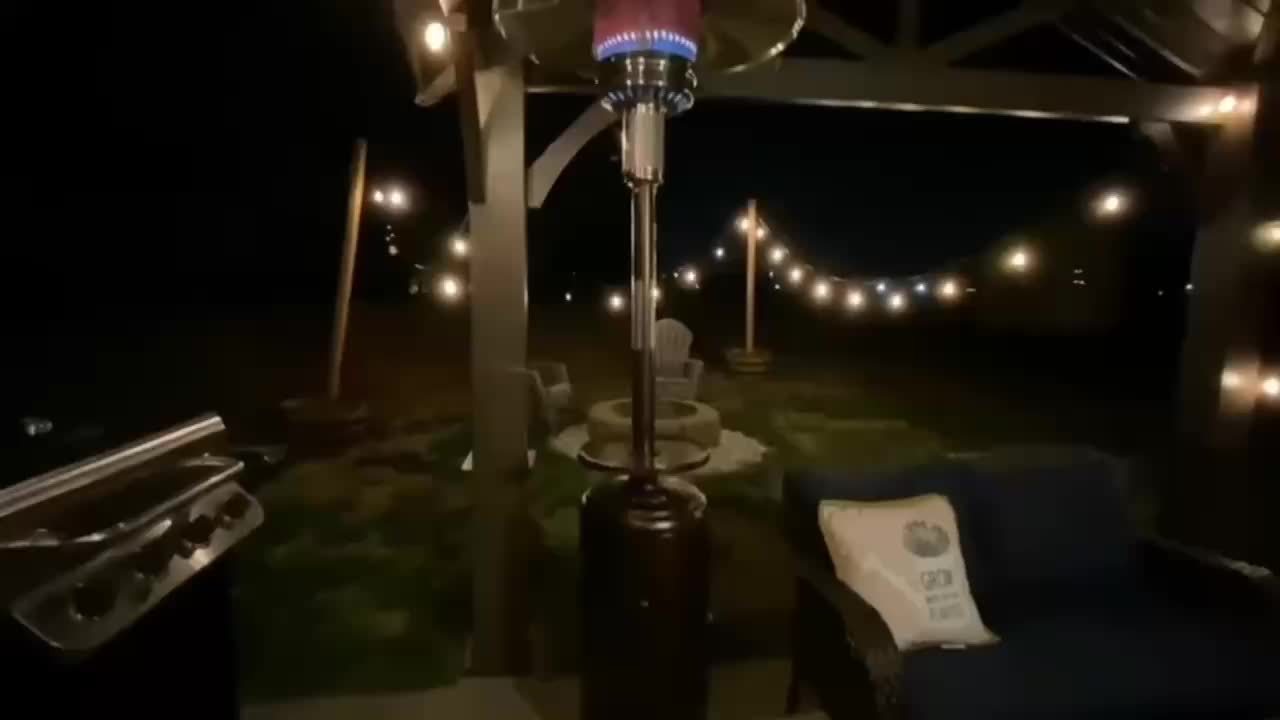 Patio Heater | Propane Outdoor Standing Stainless Steel Garden Party