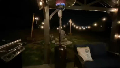 Patio Heater | Propane Outdoor Standing Stainless Steel Garden Party