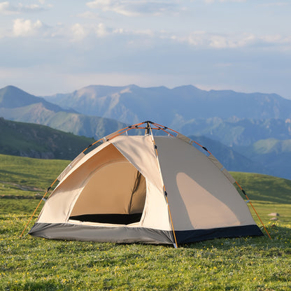 Outdoor Camping Tent 4 Person Automatic Pop Up Sun Protection Fishing