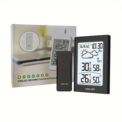 Home Weather Station | Wireless Indoor Outdoor Forecast Alarm Clock
