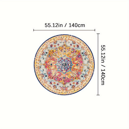Outdoor Rug | Bohemian Vintage Machine Washable Patio RV Camping Picnic