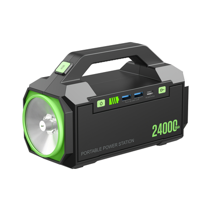 Power Bank 60000mAh Portable Charger - PD100W Fast Charging, QC 24W, USB 3.0, LED Light, Solar Compatible, for Camping Travel Emergency RV Home - 24000mAh / 48000mAh / 60000mAh Options